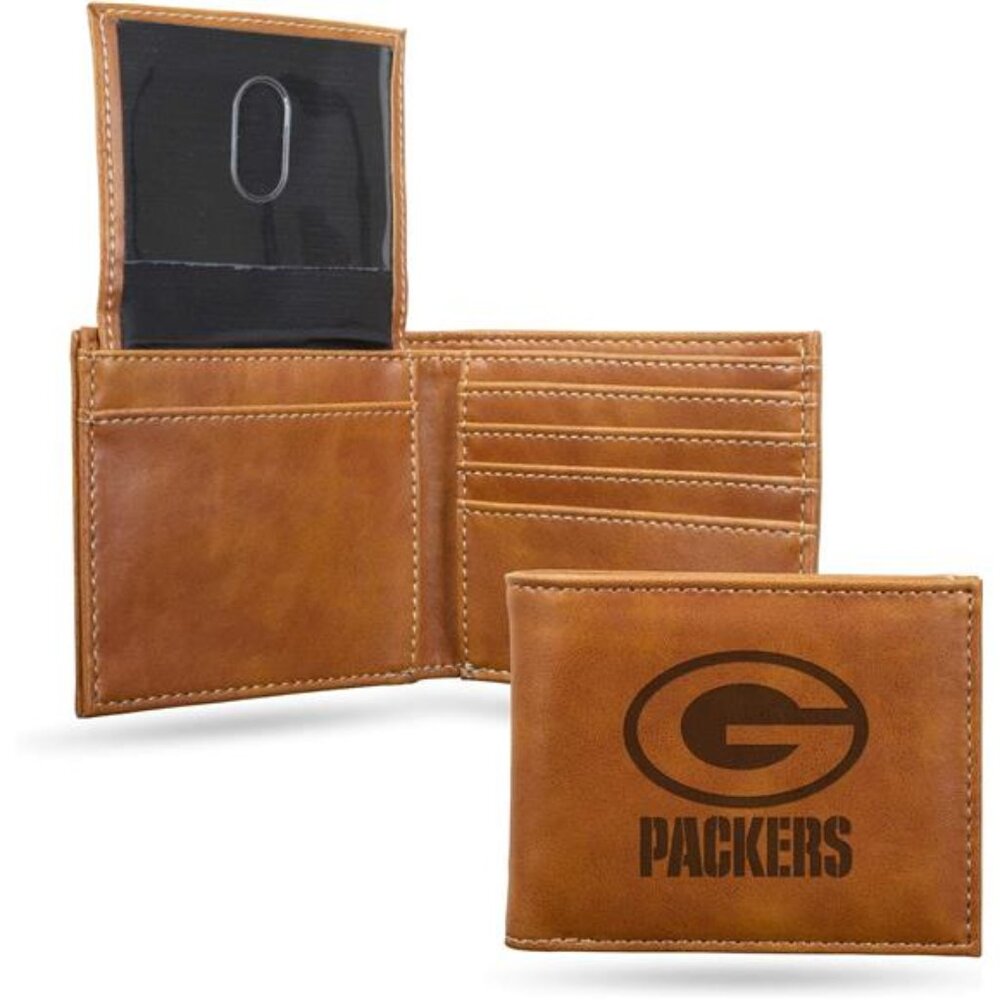 Laser Engraved Billfold Wallet Laser Engraved Bill-fold Wallet - Slim Design